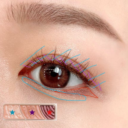 トーンアップアイシャドウ/CEZANNE/アイシャドウパレットを使ったクチコミ(4枚目)