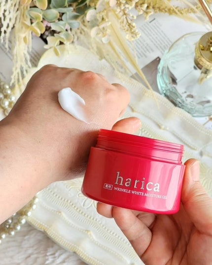 薬用リンクルホワイトモイスチャージェル/harica/オールインワン化粧品を使ったクチコミ(3枚目)