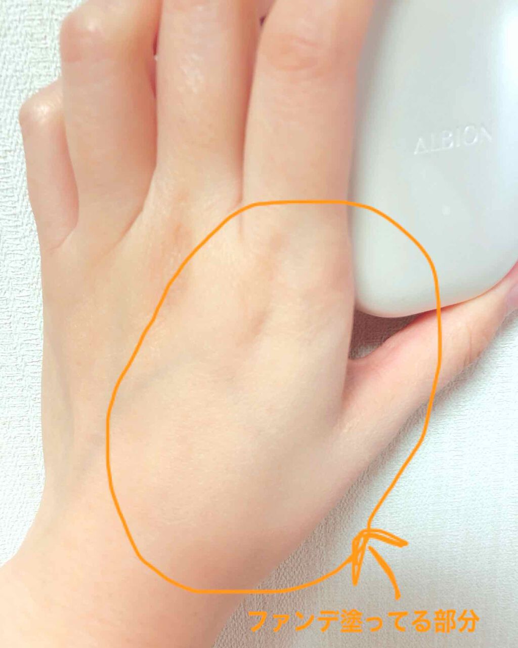 ホワイト パウダレスト/ALBION/パウダーファンデーションを使ったクチコミ(2枚目)