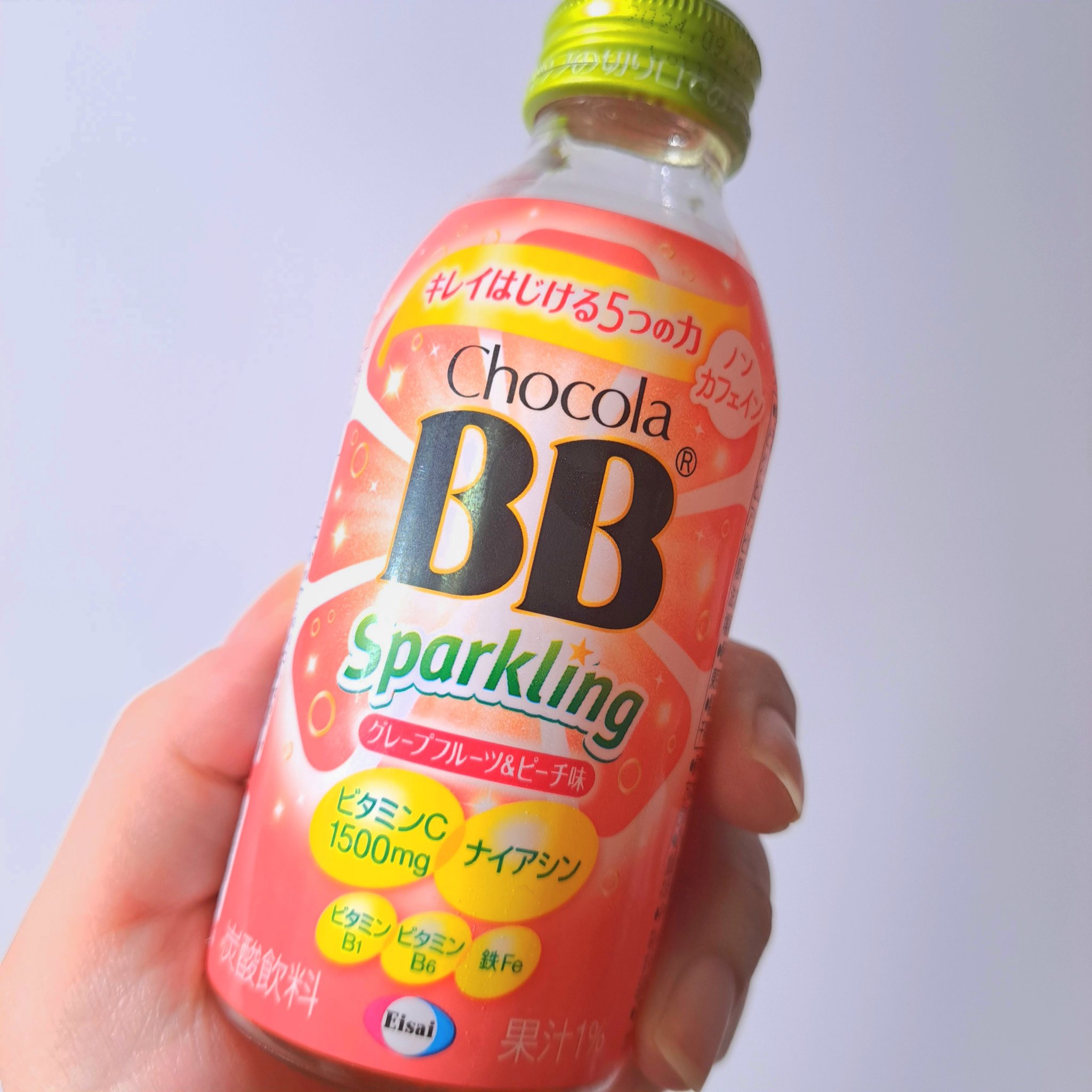 チョコラBBスパークリング/チョコラBB/美容ドリンクを使ったクチコミ（1枚目）