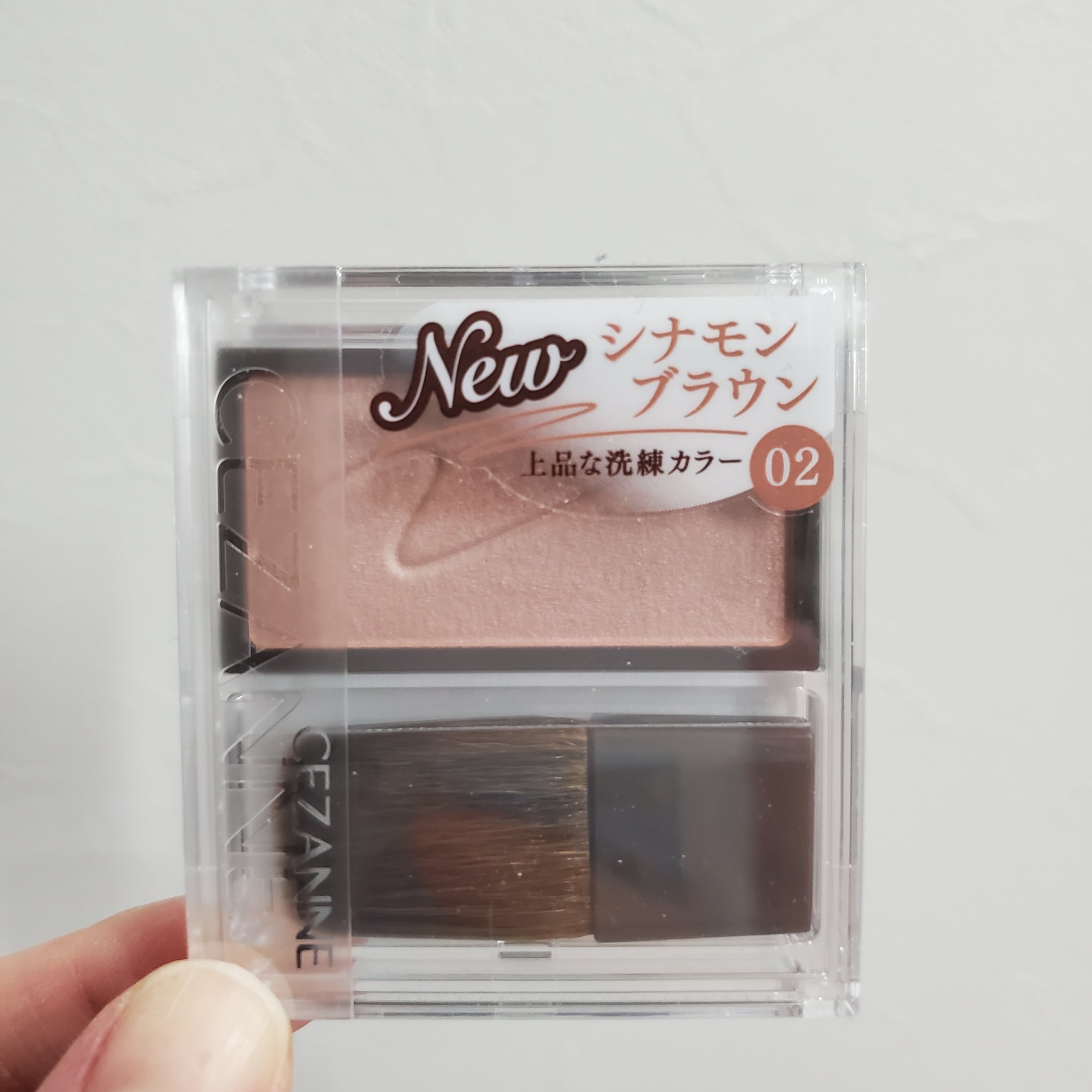 チークブラッシュ/CEZANNE/パウダーチークを使ったクチコミ（2枚目）