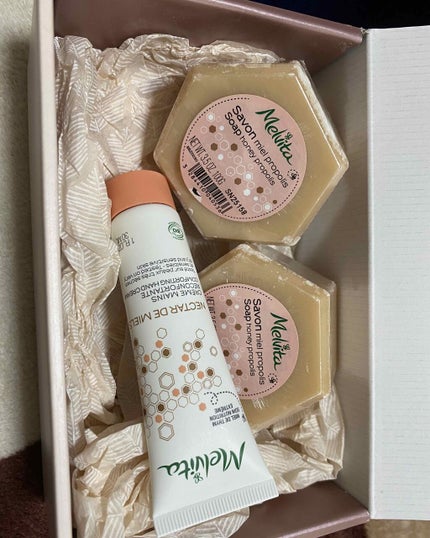 ハニーネクター ハンドクリーム/Melvita/ハンドクリームを使ったクチコミ(1枚目)