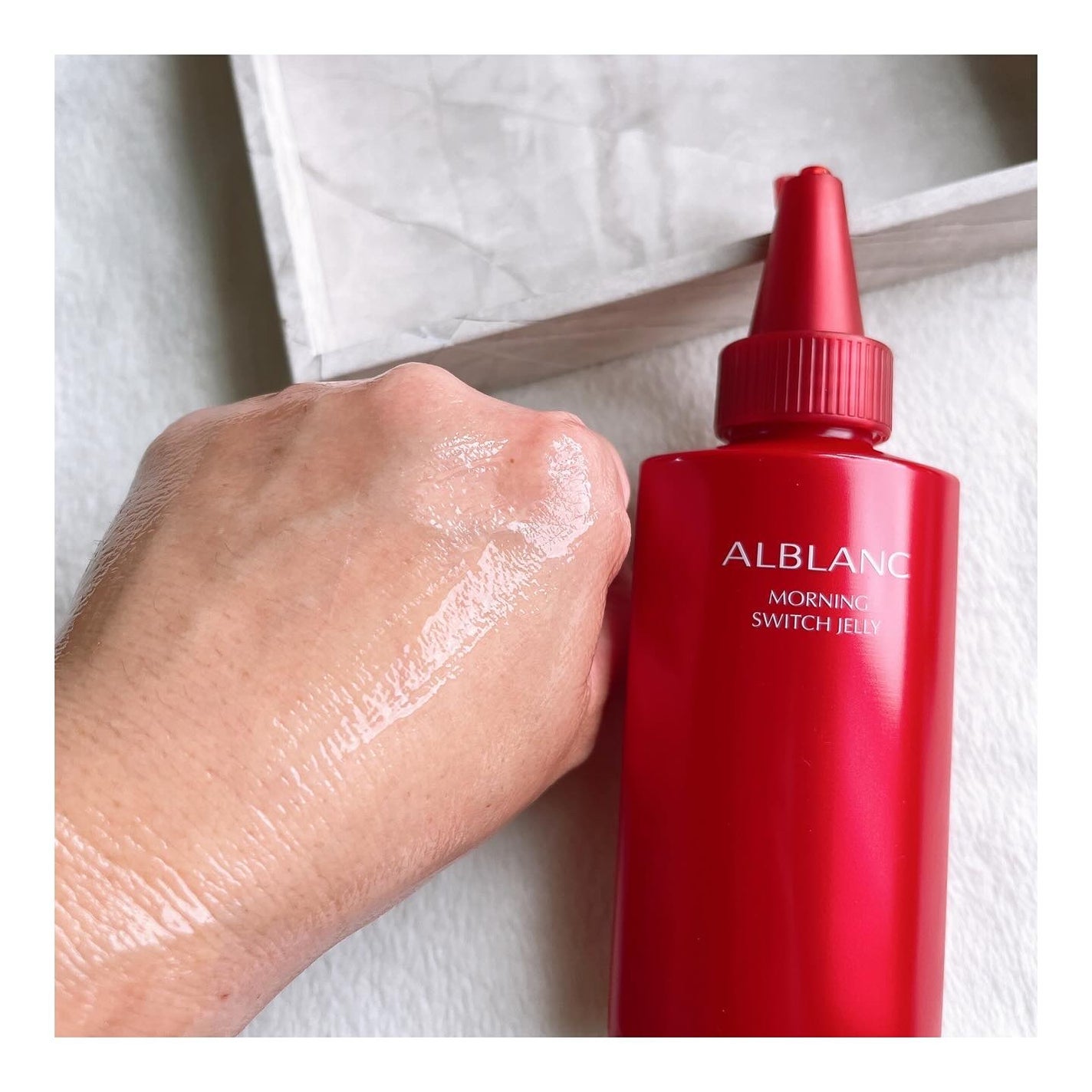 モーニング スイッチジュレ/ALBLANC/美容液を使ったクチコミ(3枚目)