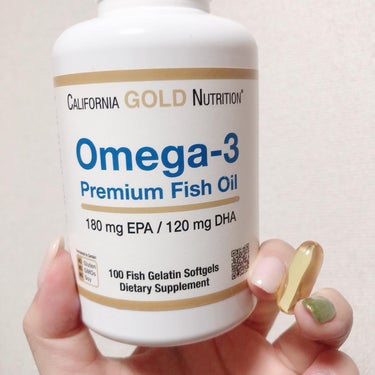 オメガ-3 プレミアムフィッシュオイル/CALIFORNIA GOLD NUTRITION/健康サプリメントを使ったクチコミ（2枚目）