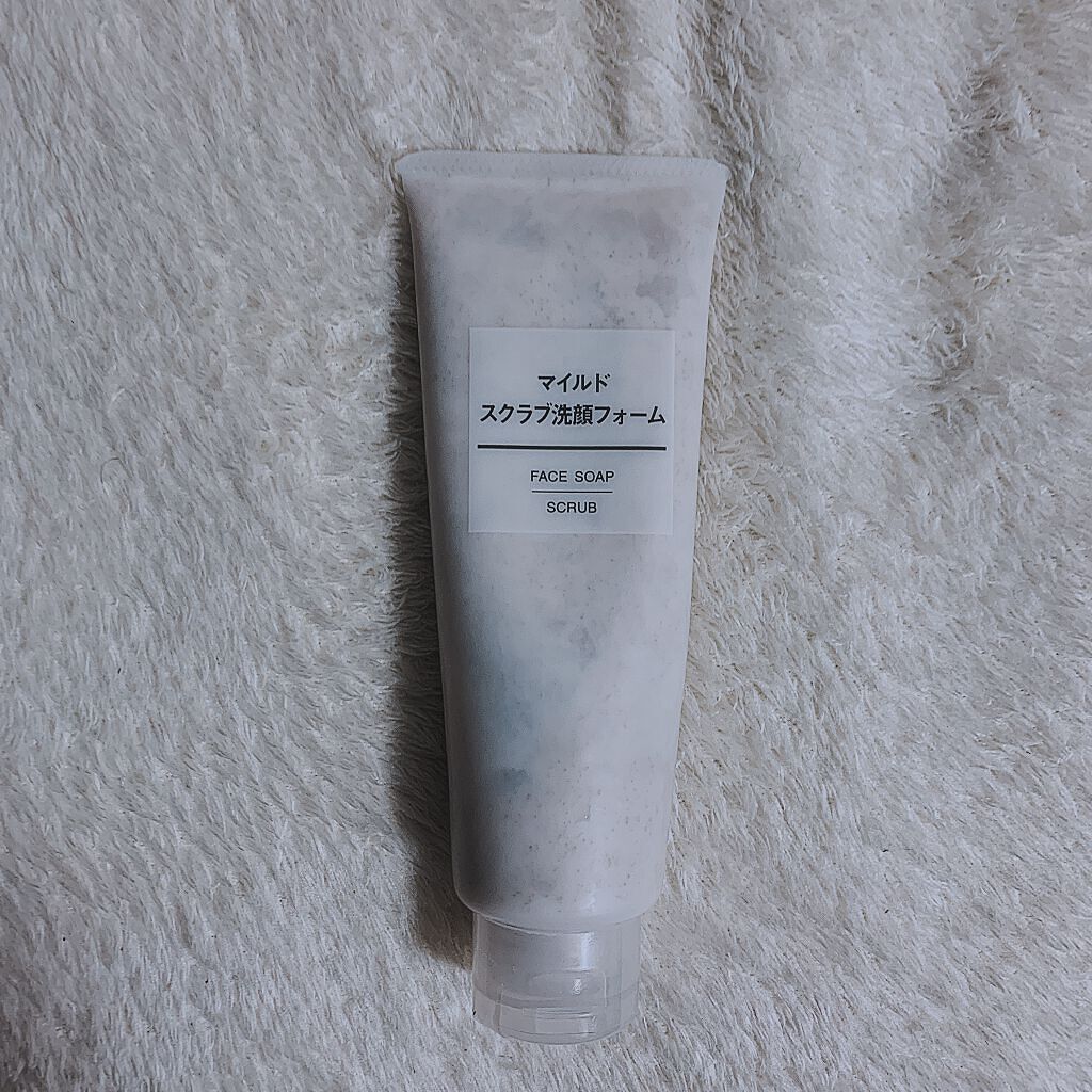 マイルドスクラブ洗顔フォーム/無印良品/スクラブ・ゴマージュを使ったクチコミ(1枚目)