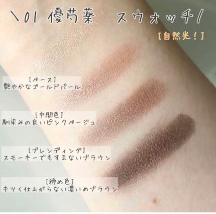 シグニチャー カラー アイズ/SUQQU/アイシャドウパレットを使ったクチコミ(3枚目)