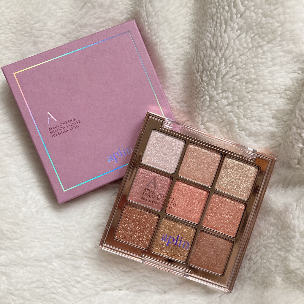 ワンピックアイシャドウパレット 02 シャインラッシュ/APLIN/アイシャドウパレットを使ったクチコミ（2枚目）