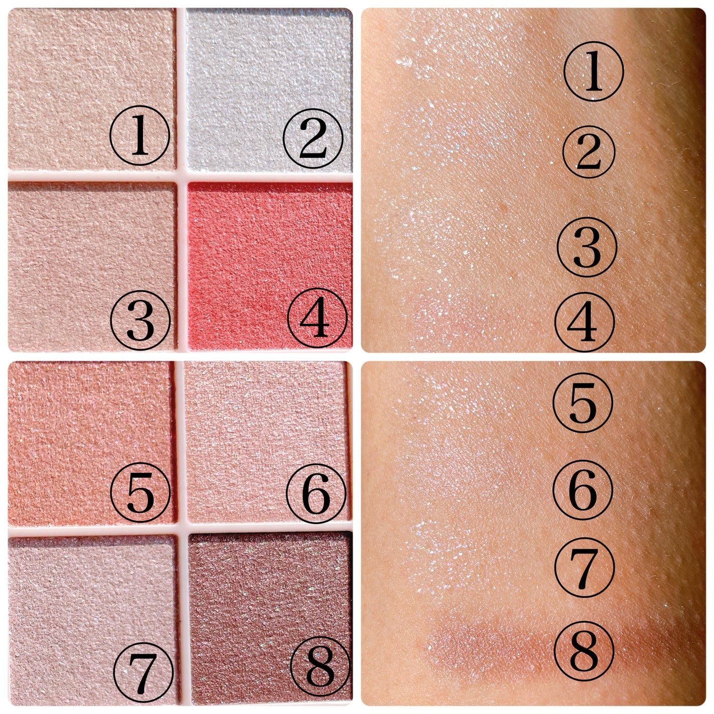 プティパレットアイズ(スパークリングタイプ)/キャンメイク/アイシャドウを使ったクチコミ(3枚目)