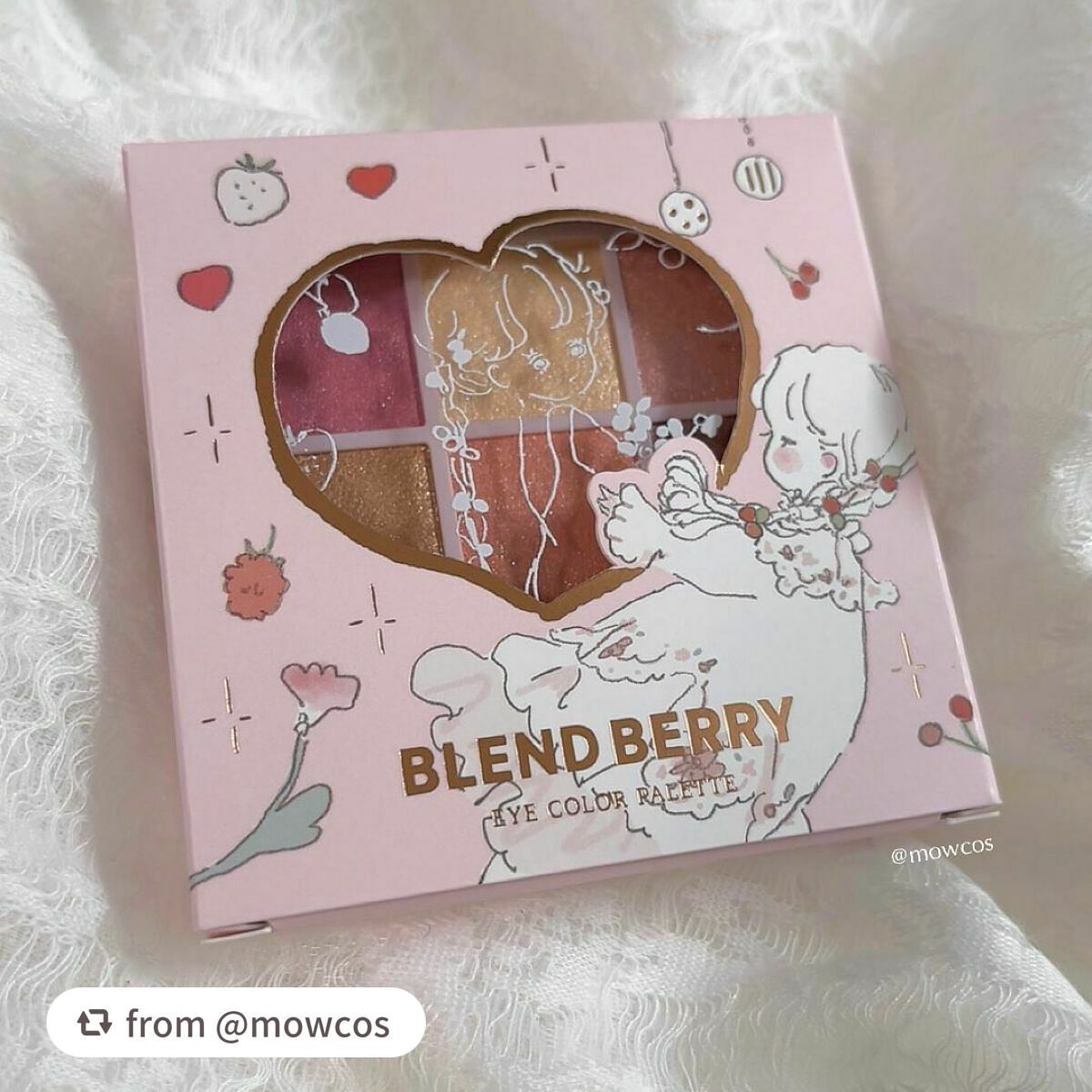 オーラクリエイション/BLEND BERRY/アイシャドウパレットを使ったクチコミ(3枚目)