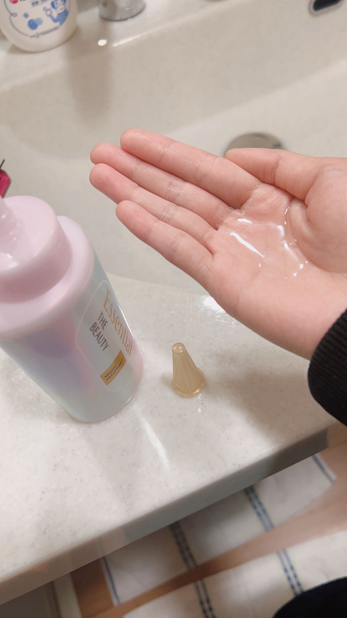 髪のキメ美容バリアトリートメント/エッセンシャル/洗い流すヘアトリートメントを使ったクチコミ(7枚目)