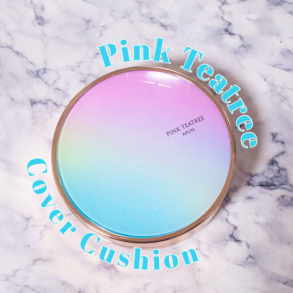 ピンクティーツリーカバークッション/APLIN/クッションファンデーションを使ったクチコミ（1枚目）