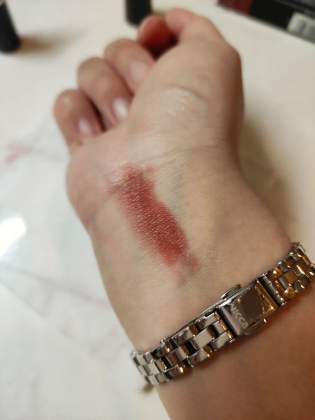 リップスティック モカ(ミニ)/M・A・C/口紅を使ったクチコミ（2枚目）