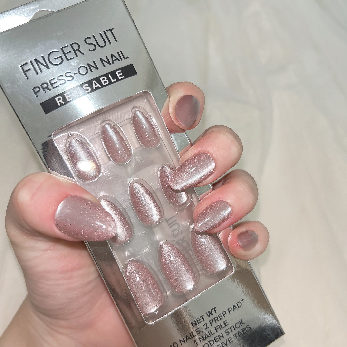 ネイルチップ(リユーザブルタイプ)/FINGER SUIT/ネイルチップ・パーツを使ったクチコミ(7枚目)