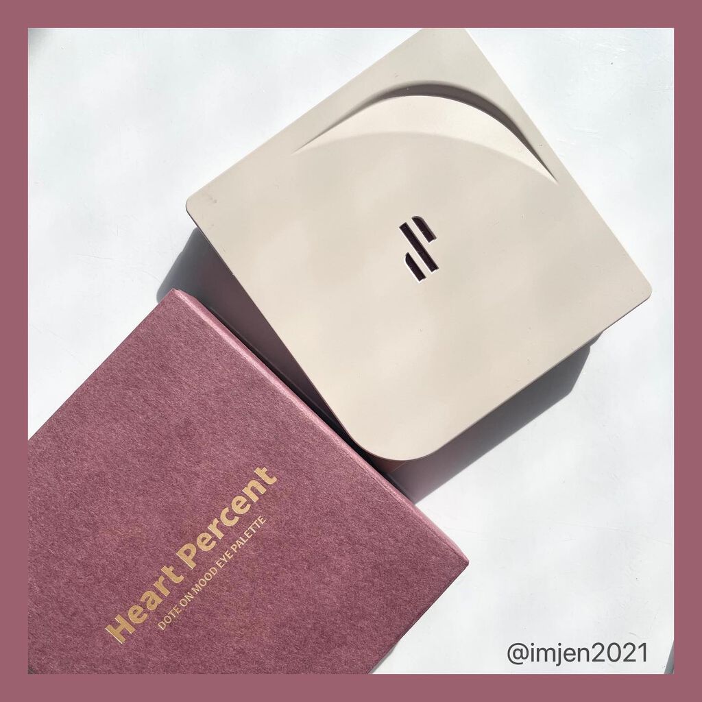ドットオンムードアイパレット/Heart Percent/アイシャドウパレットを使ったクチコミ(7枚目)
