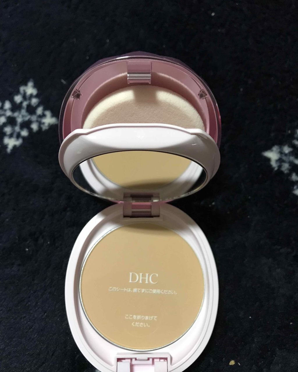 Q10モイスチュアケア クリアパウダリーファンデーション/DHC/パウダーファンデーションを使ったクチコミ（2枚目）