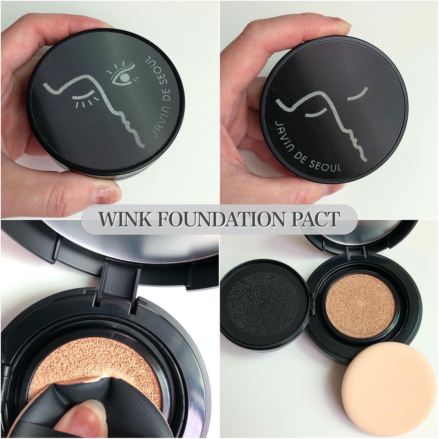 ジャビンドゥソウル ウインクファンデーションパクト 22 COVER SAND(カバーサンド)/Javin De Seoul/クッションファンデーションを使ったクチコミ（2枚目）