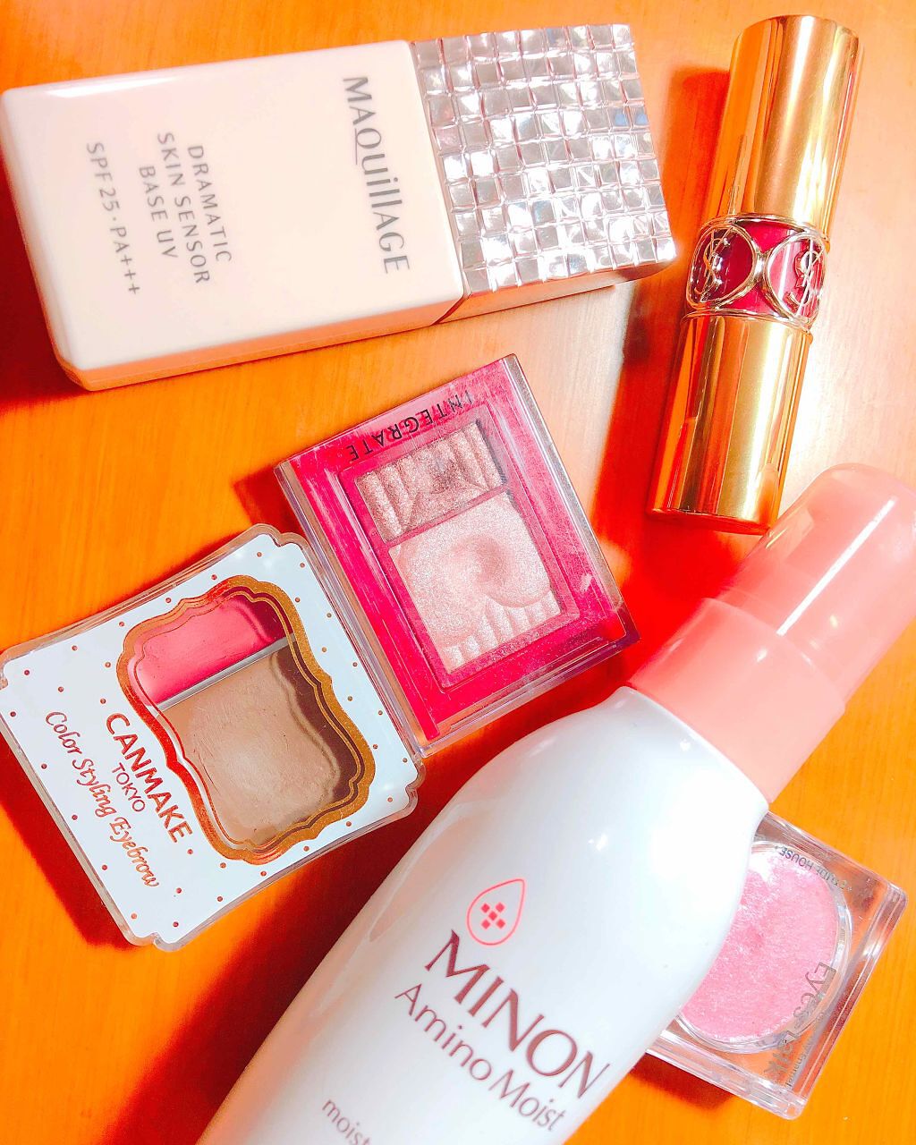 ルージュ ヴォリュプテ シャイン/YVES SAINT LAURENT BEAUTE/口紅を使ったクチコミ(1枚目)