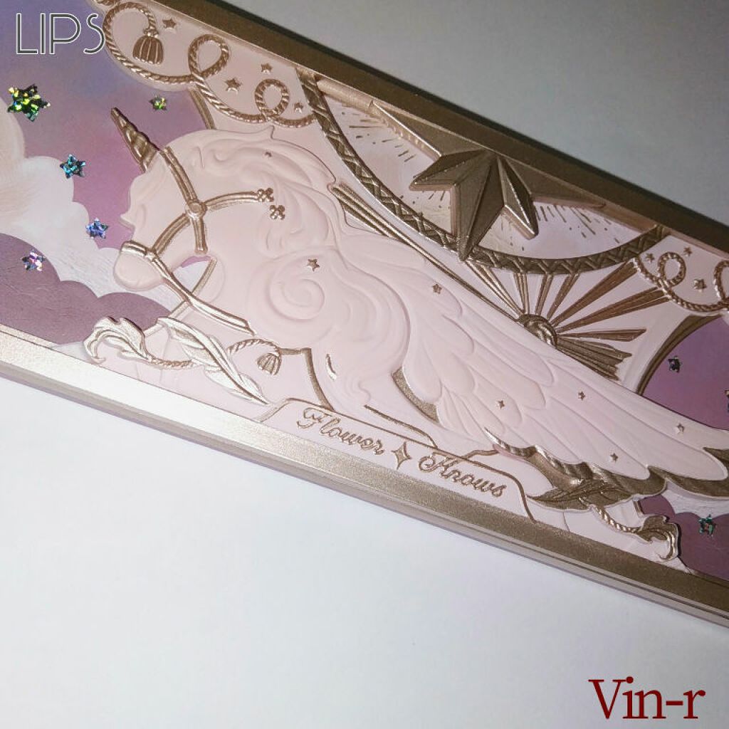 ローズユニコーンシリーズ アイシャドウパレット/FlowerKnows/アイシャドウパレットを使ったクチコミ(1枚目)