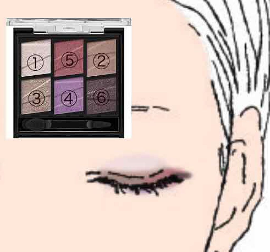 UR GLAMãEYESHADOW BRUSH A/U R GLAM/ã¡ã€ã¯ãã©ã·ã䜿ã£ãã¯ãã³ãïŒ2æç®ïŒ