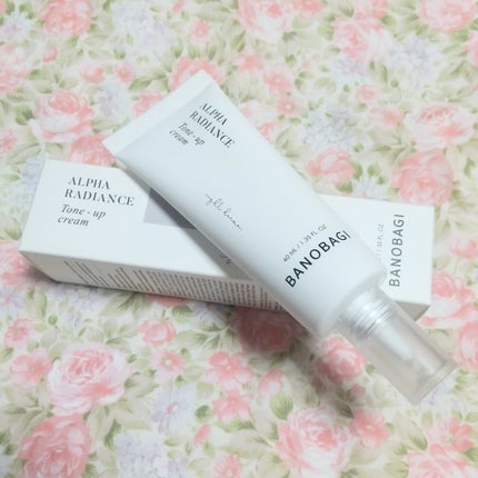 アルファ ラディアンス トーンアップクリーム/BANOBAGI/フェイスクリームを使ったクチコミ(1枚目)