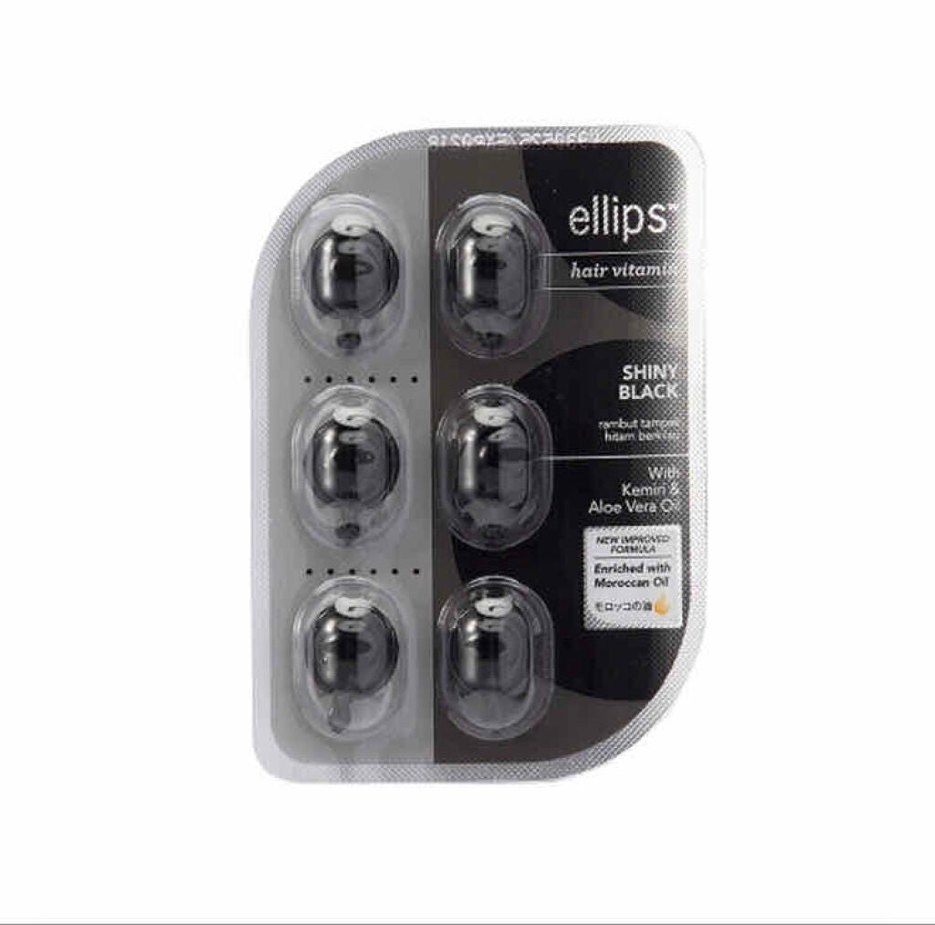 ヘアーオイル【シャイニーブラック】/ellips/ヘアオイルを使ったクチコミ(1枚目)