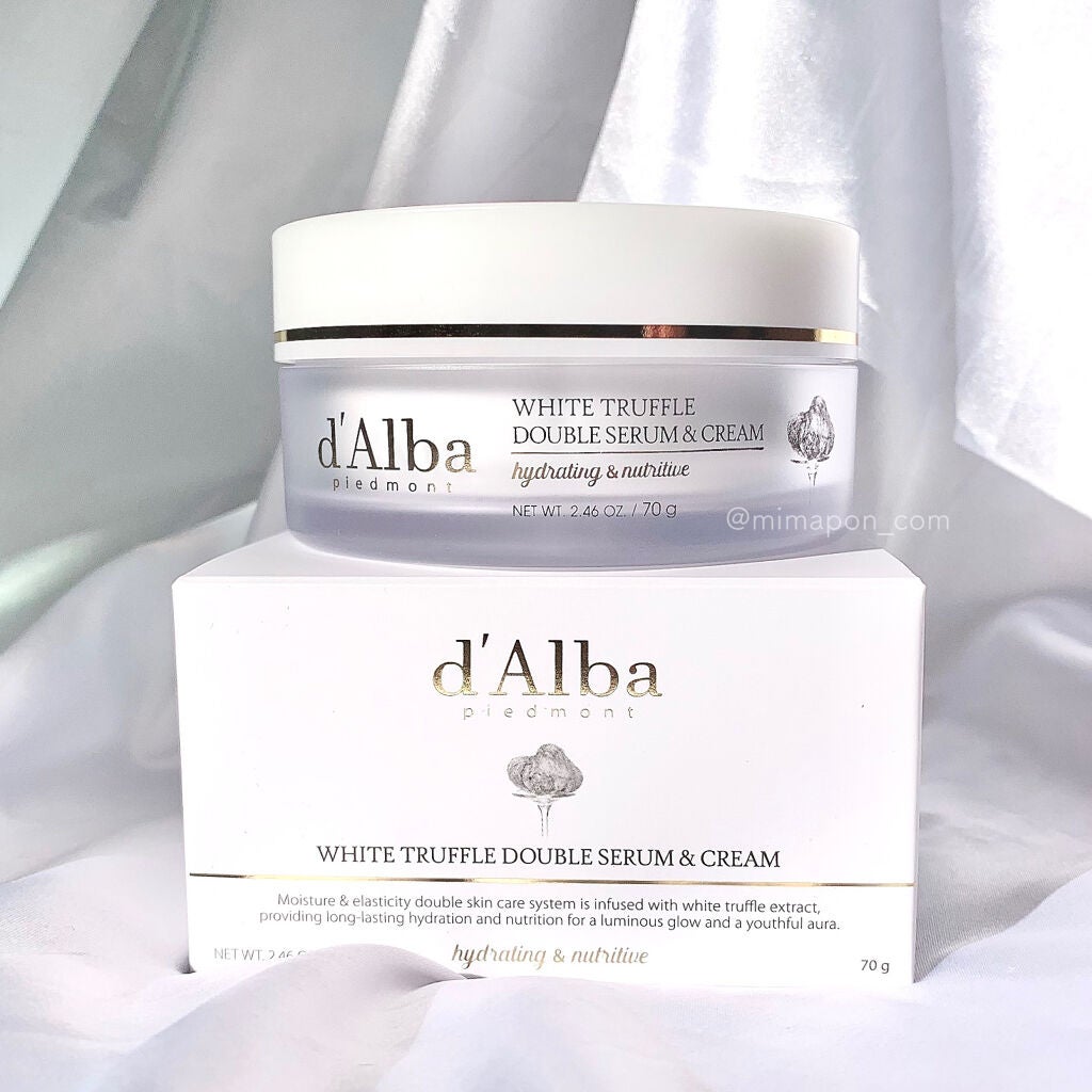 ホワイトトリュフダブルセラムアンドクリーム/ダルバ/フェイスクリームを使ったクチコミ(6枚目)