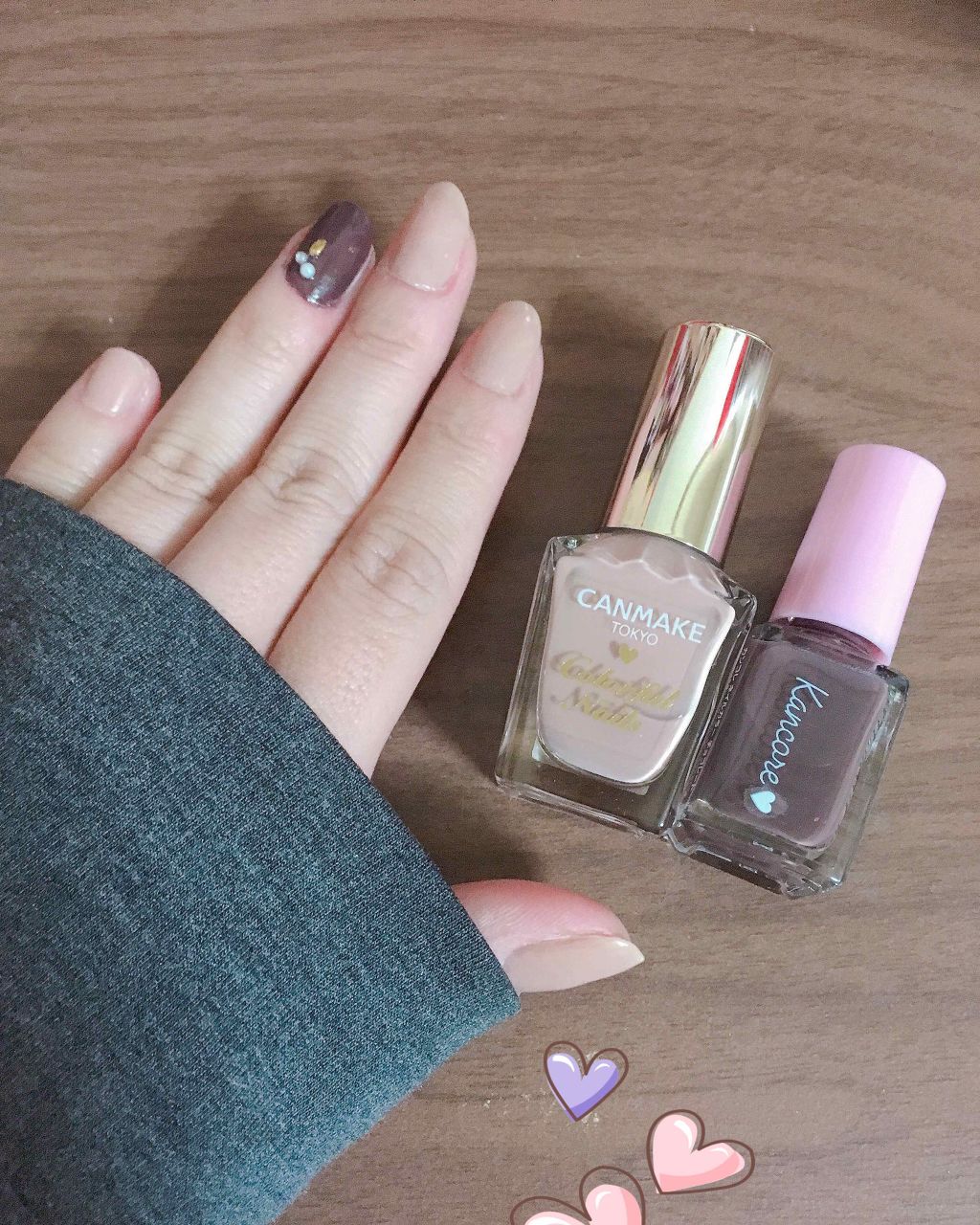 カンコレネイルカラー/DAISO/マニキュアを使ったクチコミ（1枚目）