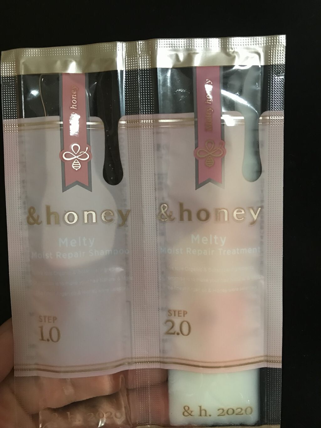 &honey Melty モイストリペア シャンプー1.0／モイストリペア ヘアトリートメント2.0/&honey/市販シャンプーを使ったクチコミ（1枚目）