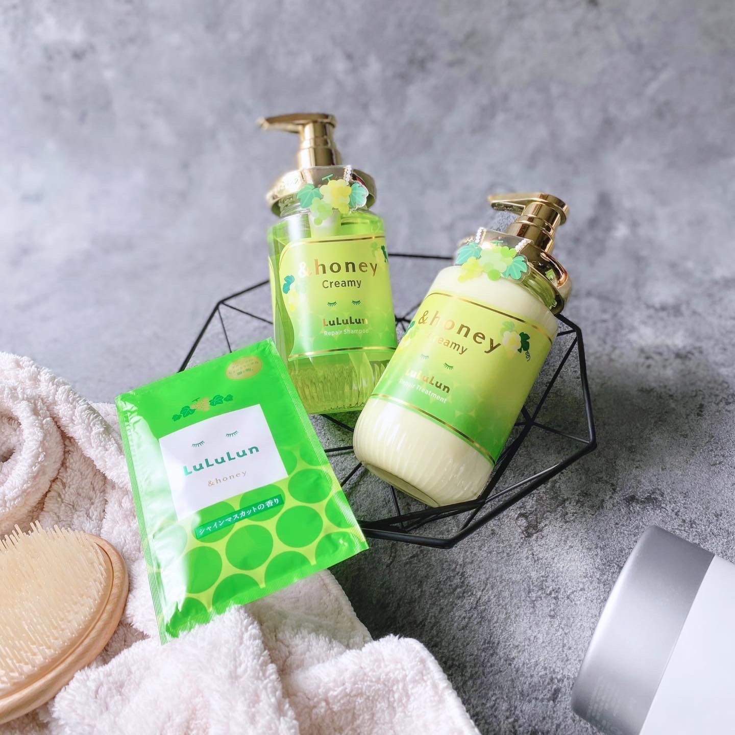 アンドハニー クリーミー ルルルン リペア ペアセット/&honey/シャンプー・コンディショナーを使ったクチコミ（1枚目）