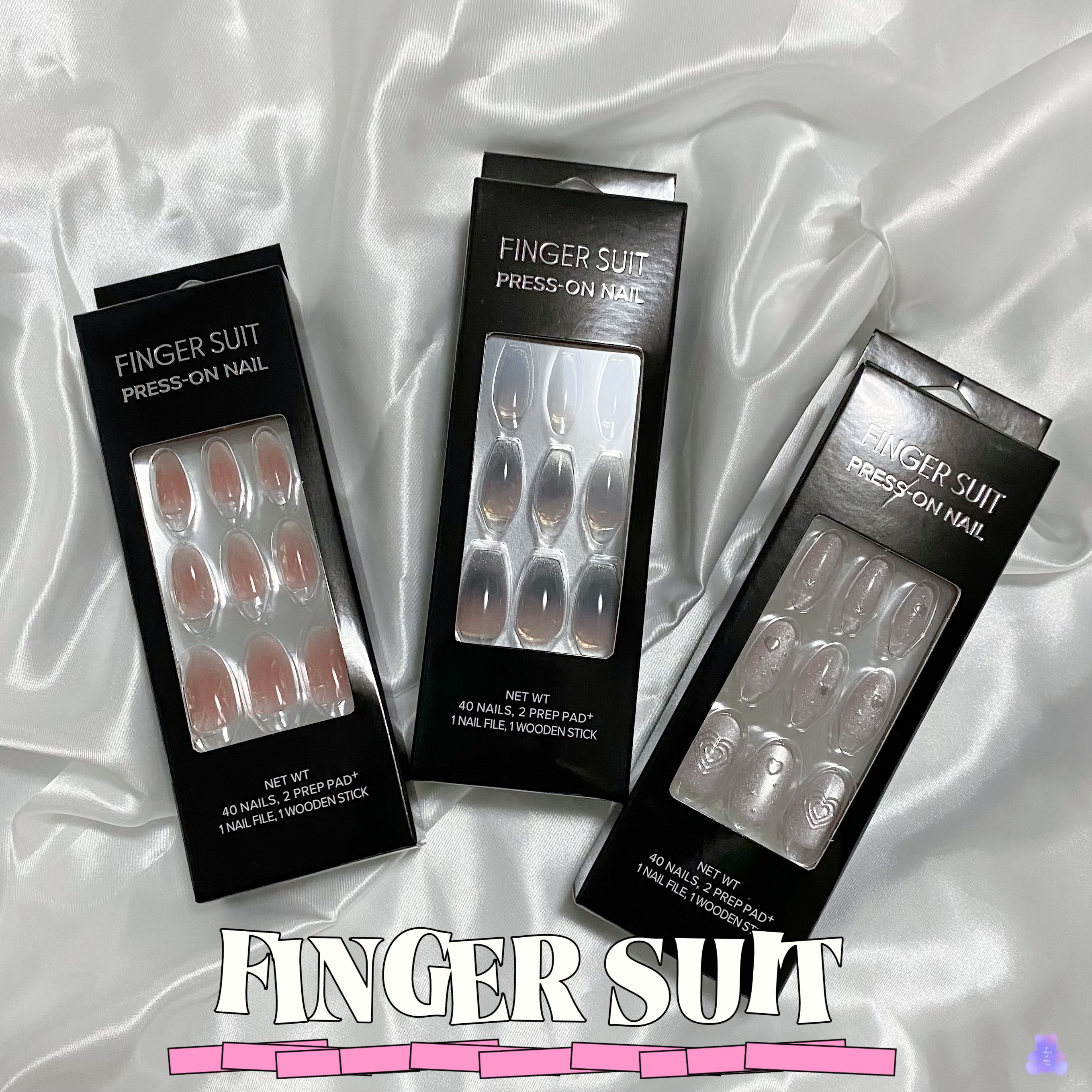 ネイルチップ(シールタイプ) Witty/FINGER SUIT/ネイルチップ・パーツを使ったクチコミ（1枚目）