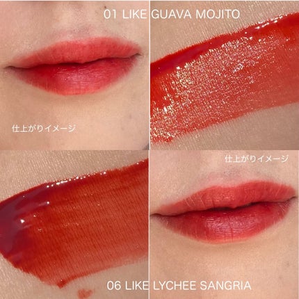 ジューシーライアー ウォーターティント/lilybyred/リップティントを使ったクチコミ(6枚目)