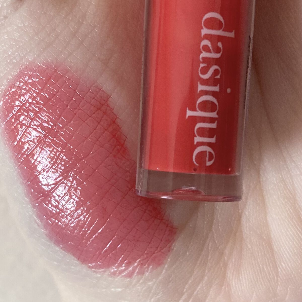 ジューシーデュイティント 07 チェリーソーダ/dasique/リップティントを使ったクチコミ（2枚目）