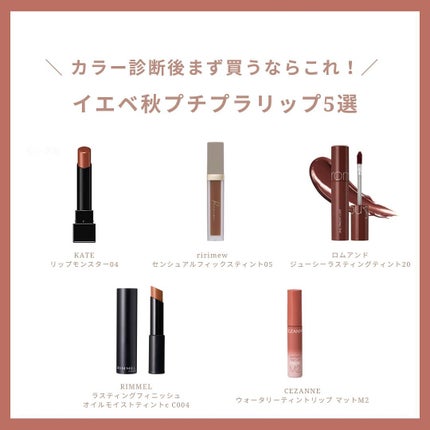 ラスティング フィニッシュ オイルモイスト ティント C/リンメル ロンドン/リップティントを使ったクチコミ(1枚目)