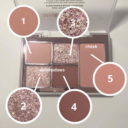 MISSHA イージー フィルター シャドウパレット/MISSHA/アイシャドウパレットを使ったクチコミ(2枚目)