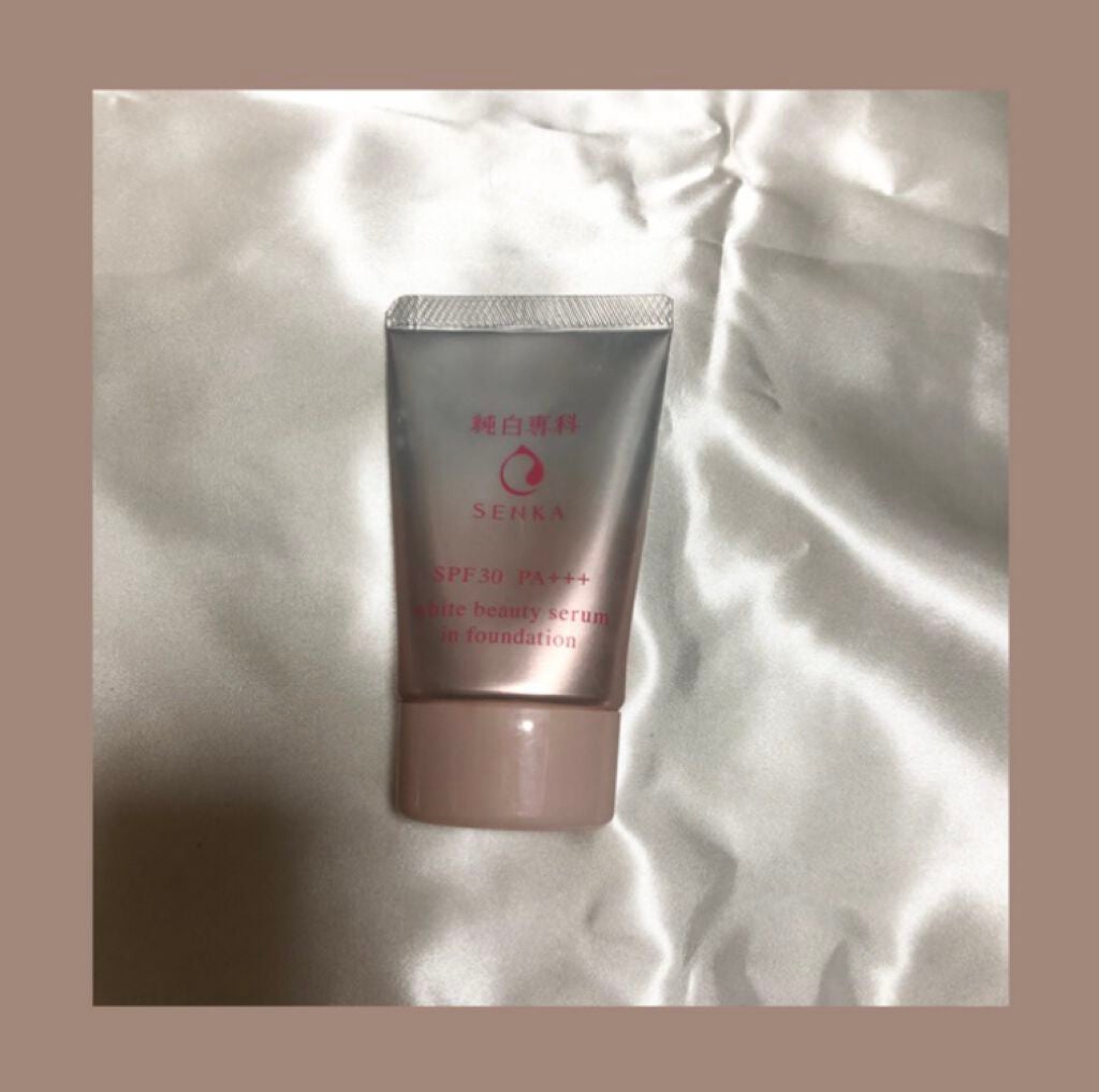 純白専科 すっぴん色づく美容液フォンデュ/SENKA(専科)/リキッドファンデーションを使ったクチコミ(1枚目)