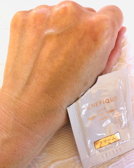 リュクス リブルームナイトクリーム/BENEFIQUE/フェイスクリームを使ったクチコミ(3枚目)