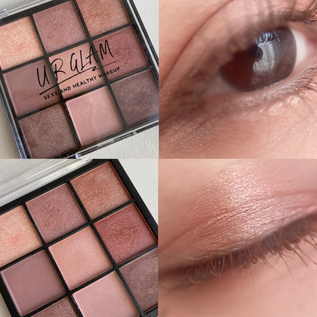 UR GLAM　BLOOMING EYE COLOR PALETTE 04/U R GLAM/アイシャドウパレットを使ったクチコミ（1枚目）