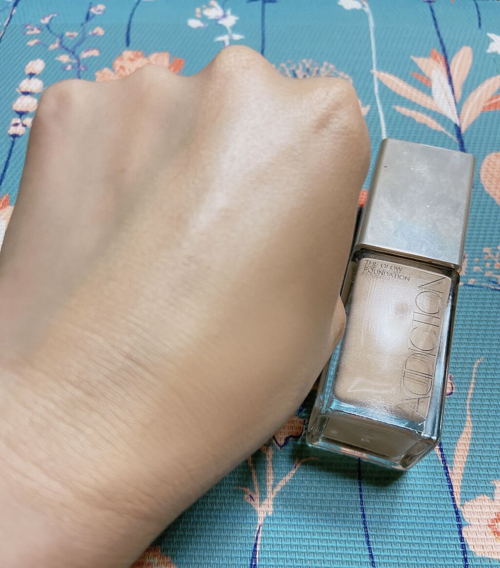 ザ グロウ ファンデーション 009 Rose Beige ローズ ベージュ/ADDICTION/リキッドファンデーションを使ったクチコミ（3枚目）