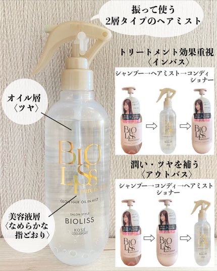 SS ビオリス ピュアレタッチ グロウヘア オイルインミスト/SSビオリス/アウトバストリートメントを使ったクチコミ(3枚目)
