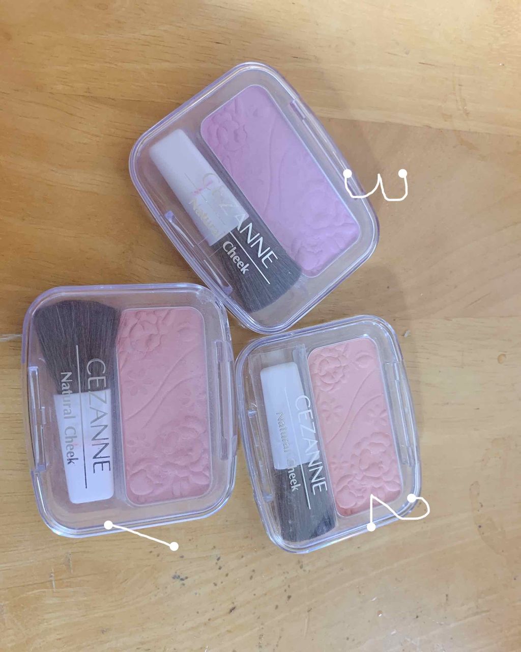 ナチュラル チークN/CEZANNE/パウダーチークを使ったクチコミ(1枚目)