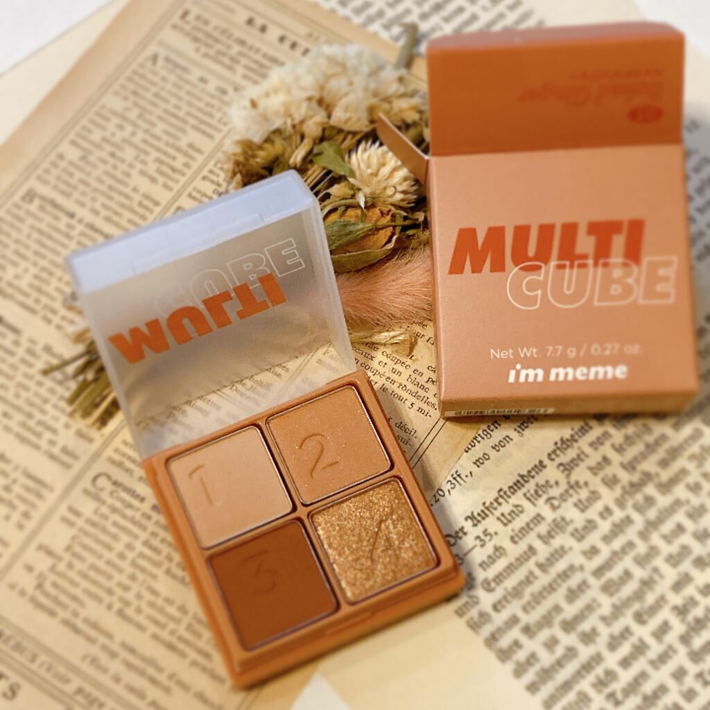 マルチキューブ/i’m meme/アイシャドウパレットを使ったクチコミ(1枚目)