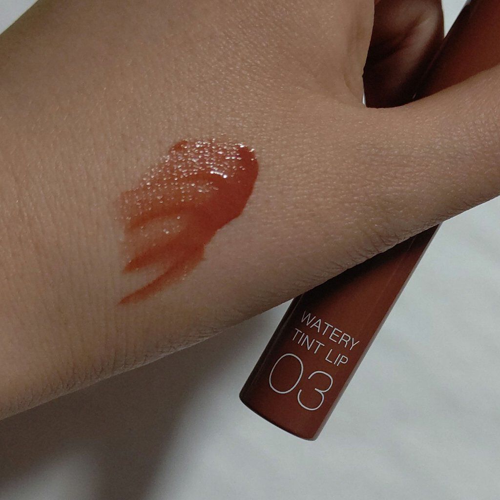 ウォータリーティントリップ/CEZANNE/リップティントを使ったクチコミ(3枚目)