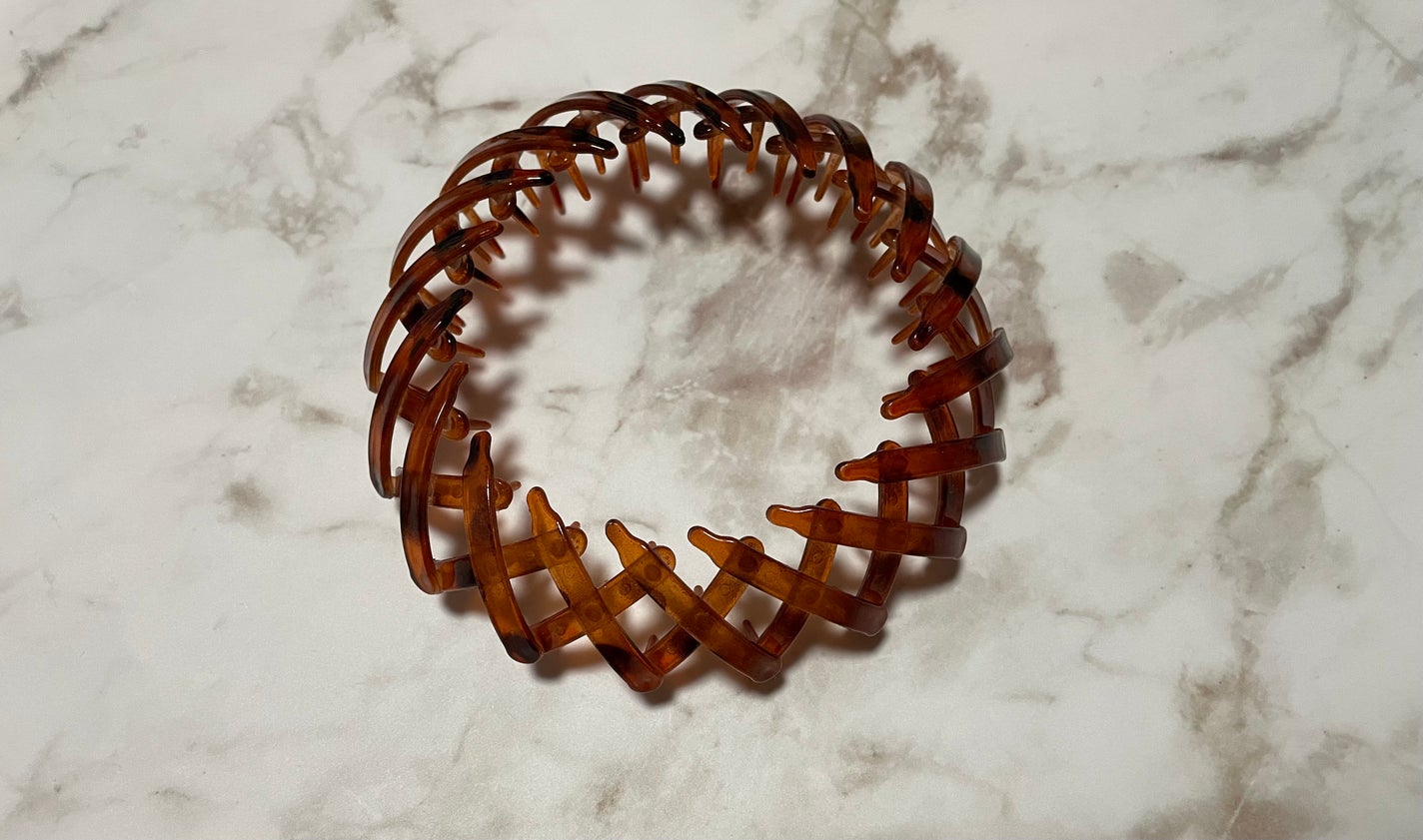 クロスヘアホルダー/DAISO/ヘアアクセサリーを使ったクチコミ(2枚目)