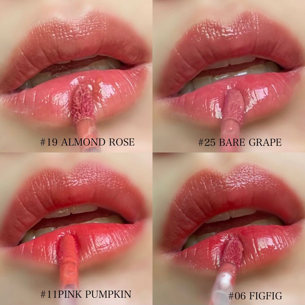 ジューシーラスティングティント/rom&nd/リップティントを使ったクチコミ（3枚目）