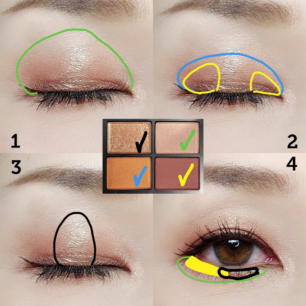 クワッドアイシャドー/NARS/アイシャドウパレットを使ったクチコミ（3枚目）