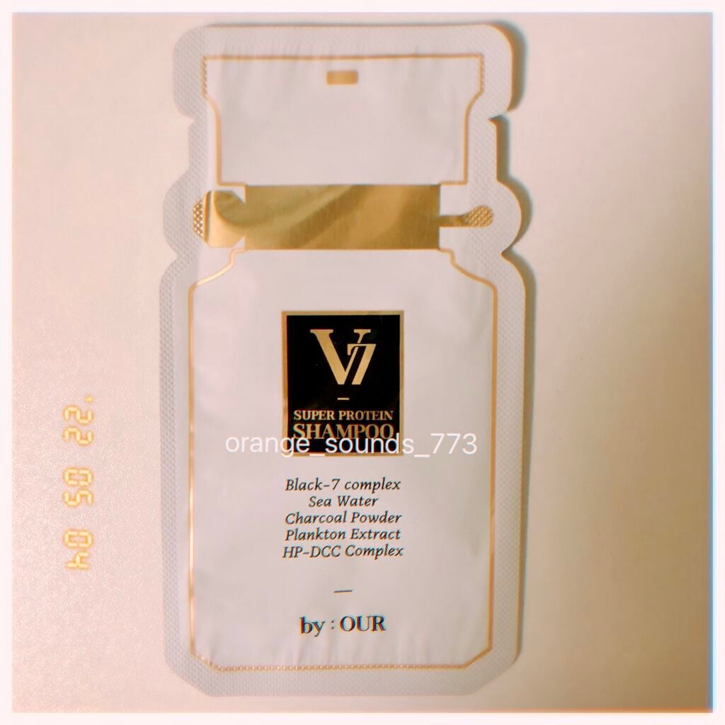 V7 スーパープロテイン シャンプー/by : OUR/サロンシャンプーを使ったクチコミ(1枚目)
