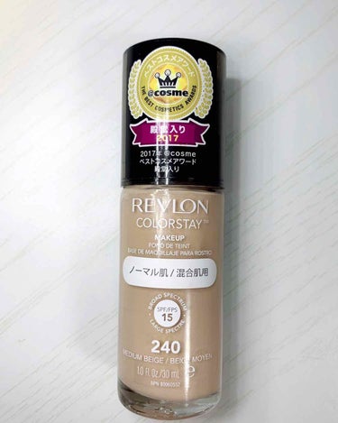 カラーステイ メイクアップ/REVLON/リキッドファンデーションを使ったクチコミ（1枚目）