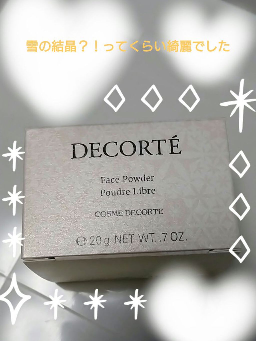 フェイスパウダー/DECORTÉ/ルースパウダーを使ったクチコミ（1枚目）
