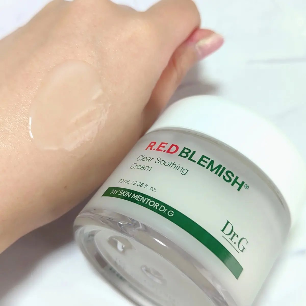 レッドブレミッシュ クリアスージングクリーム/Dr.G/フェイスクリームを使ったクチコミ（3枚目）