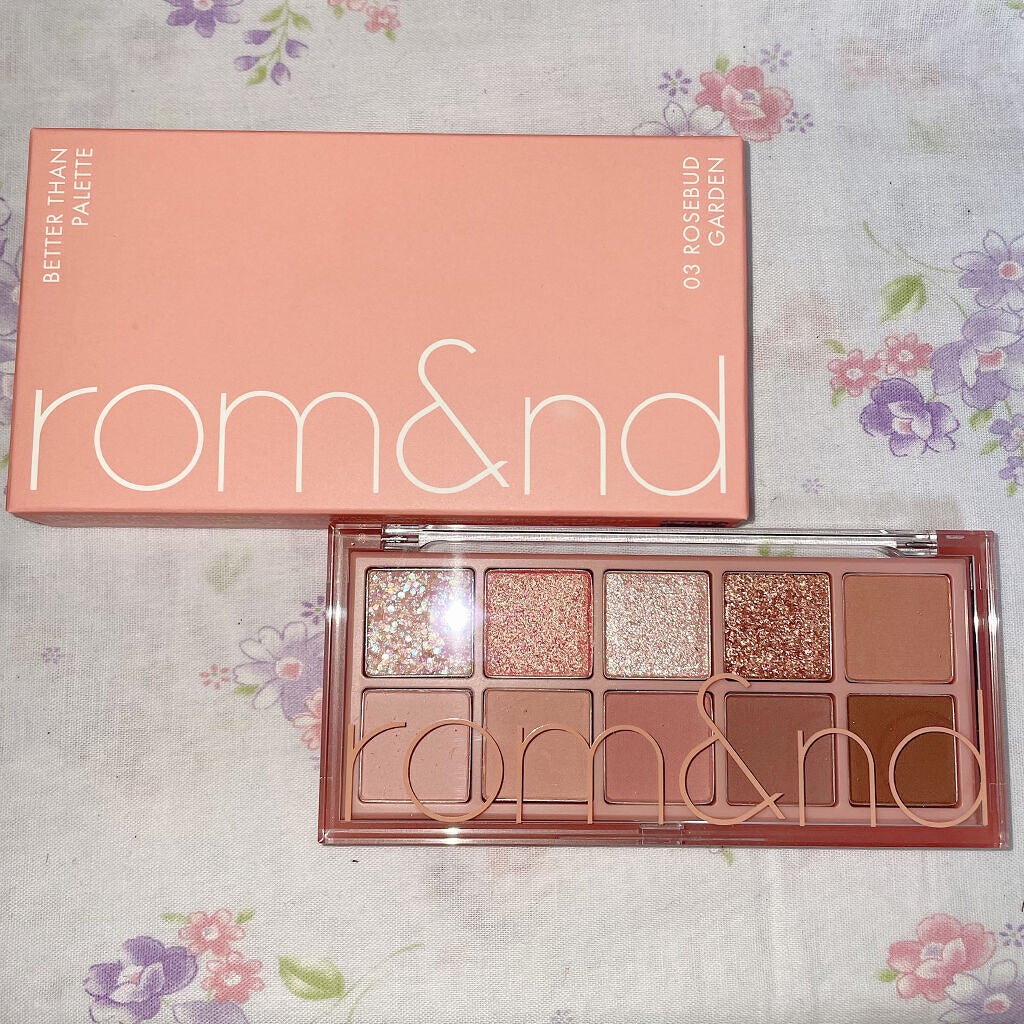 ベターザンパレット/rom&nd/アイシャドウパレットを使ったクチコミ(1枚目)
